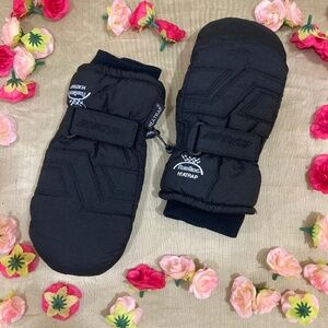 Gordini Ladies Mittens, black, size medium